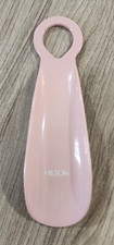 Vintage 1980's Hilton Hotel 5.5" Shoehorn Hard Plastic Advertisement Small