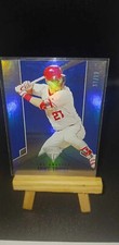 🔥 Mike Trout LA ANGELS 2020 Panini Titanium Blue #1 #'d 37/99