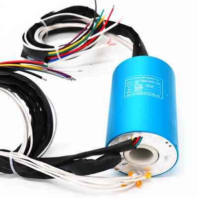 Industrial Hollow Slipring Data Electrical Connector Slip Ring Pneumatic Hybrid