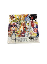 CEACO PUZZLE ONE HUNDRED CATS AND A FISH 750 PIECE (NEW) MADE IN USA
