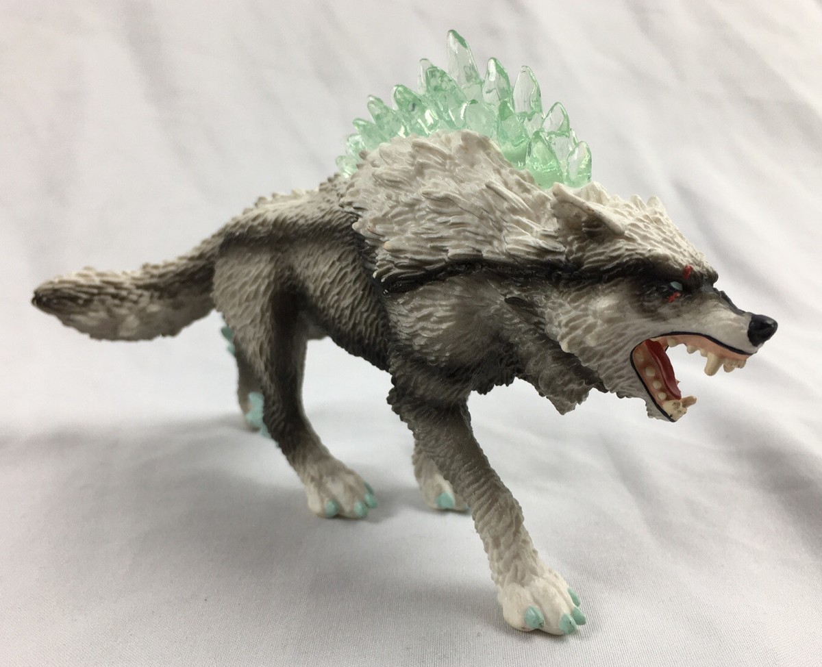 Schleich Eldrador Creatures SNOW WOLF Multicolor Figure 42452 Pre