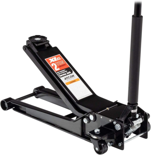 2 Ton Extra Long Reach Low Profile Steel Floor Jack A20016 / XL2T, Black - Picture 1 of 7