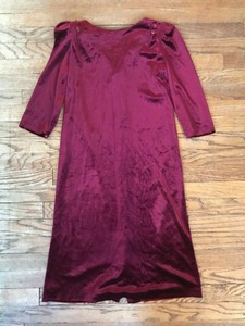 crushed velvet shift dress