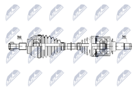 Nty NPW-ME-055 Antriebswelle FüR Mercedes-Benz