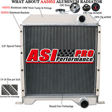 Aluminum Radiator fit Case Skid Steer Loader 1840 1845C Diesel 1A12192&1347609C1