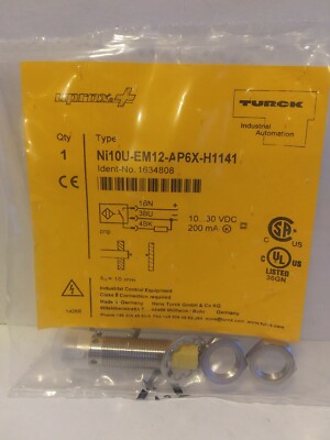Turck Ni10-EM12-AP6X-H1141 Uprox+ Inductive Sensor