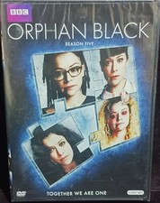 ORPHAN BLACK Season Five- 3 DVD Set Factory Sealed 2017