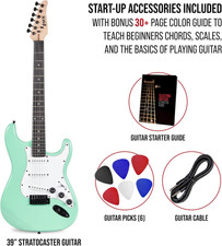 Lyxpro Cs 39” Electric Guitar Kit For Beginner, Intermediate &amp; Pro Players With