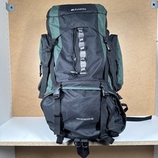Eurohike Pathfinder 65 Litre Black Green Hiking Backpack Rucksack Camping