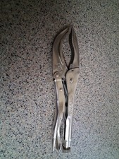 Vintage Petersen Dewitt Vise Grip Model 12LC Large Jaw Locking Pliers USA