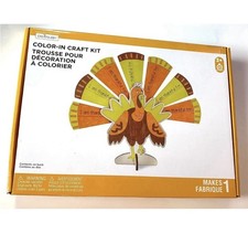 Thanksgiving Turkey Coloring Building Craft Kit for Kids Adults by Creatology