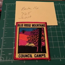 Blue Ridge Mountains Council Camp Patch