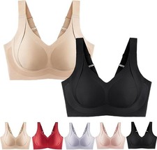 Daily Bras for Older Women Seamless Lifting No Underwire Shaper Bra for Seniors