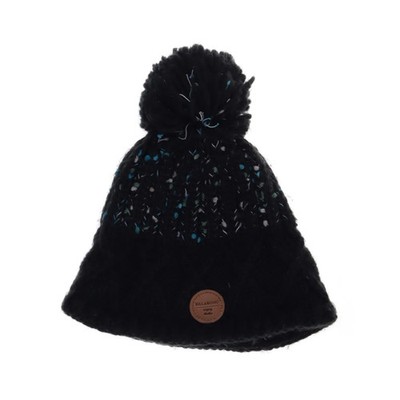 Billabong, Bommelmütze, Größe: ONE SIZE, Acryl, Schwarz/Mehrfarbig, Damen #gxA