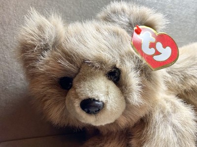 New Ty Classic Beanie Lazy Bear 16  Plush 1994