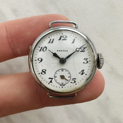 NATION SEIKO SEIKOSHA SKS 20's PARTS/REPAIR Swiss Watch Vtg Mechanical Military