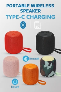 Mini Portable Bluetooth Speaker Sound Play 10ft Range Rechargeable Call Function