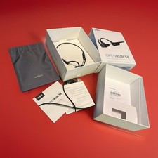 Shokz Open Run SE Bone Conduction Sport Headphones - Comet Grey - EUC