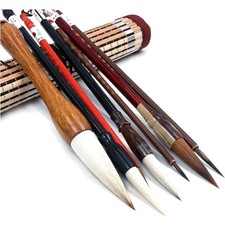Kalligraphie Pinsel Set 7 St&uuml;ck Schreibpinsel Zeichenpinsel Japan China