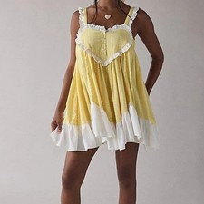 Out From Under Urban Outfitters Eat Your Heart Out Babydoll Sleep Dress M 291641