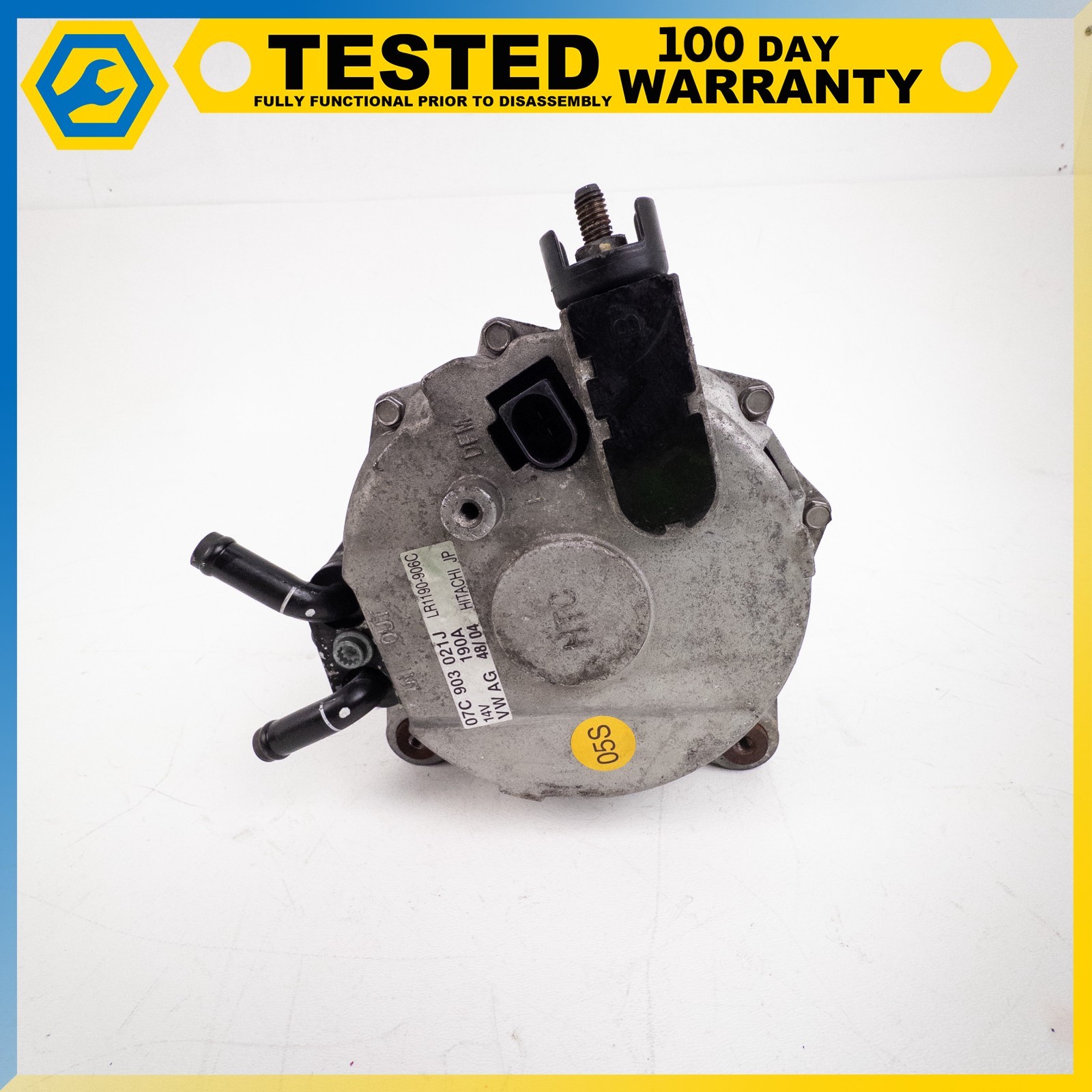 03-13 BENTLEY CONTINENTAL GT FLYING SPUR 6.0L GENERATOR ALTERNATOR OEM