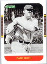 2021 Donruss #228b Babe Ruth Wording on back-to lead the team to its first title