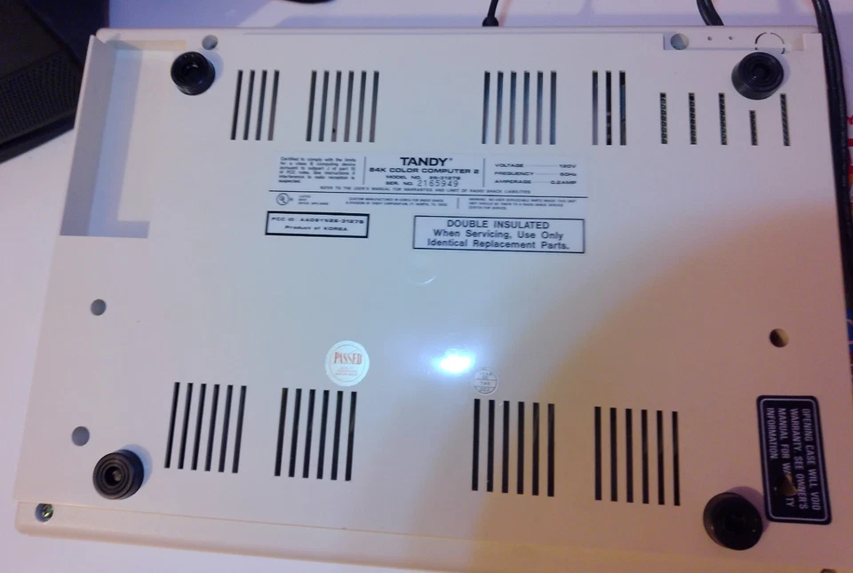 NTSC Radio Shack TRS-80 64K Color Computer 2 TESTED vintage retro games CoCo - Image 4 of 4