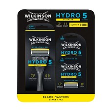 Image of Wilkinson Sword Hydro 5 Ultimate Razor Handle + 9 Blades Refill