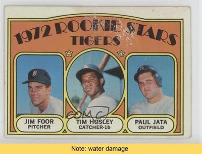 1972 Topps Stars Jim Foor Tim Hosley Paul Jata #257 Rookie RC READ 6g3