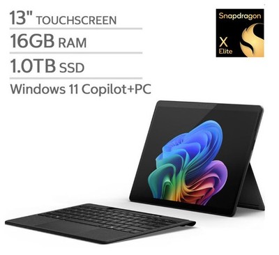 New Microsoft Surface Pro Copilot+ 13'' (11th Gen) X Elite, Keyboard + Stylus