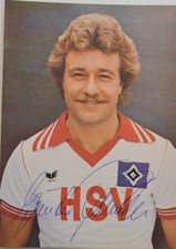 Hans-Günter Plücken, Hamburger SV, cartolina autografata, autografata