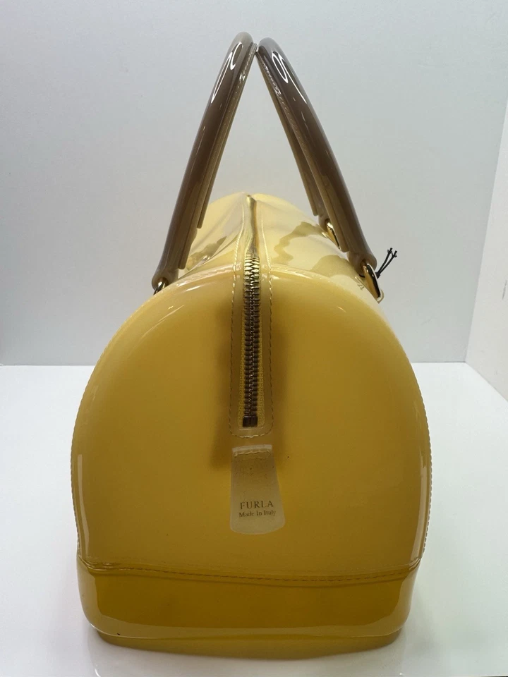 Furla Yellow Candy Bag Satchel Jelly Bag - Image 4 of 4