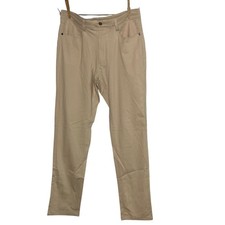 Collars  Co. CEO Tech Pull On Stretch Chino Pants Sz 32x32 Golf Casual Tan