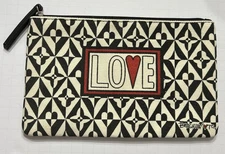 Brighton Makeup Bag Pouch Look Of Love Tom Clancy Fashionista NEW Black Red Whit