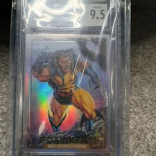 2024 UD MARVEL MASTERPIECES '92 PLATINUM RAINBOW #94 WOLVERINE cgc9.5