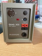Vintage Quad 303 stereo power amplifier, fully serviced, lovely condition, cable