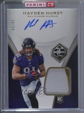 2018 Panini Limited Rookie Gold Spotlight 16/50 Hayden Hurst #137 Patch Auto sd0