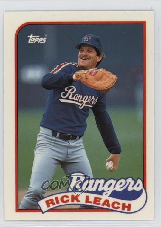 1989 Topps Traded Box Set Collector's Edition (Tiffany) Rick Leach #68T 0b7