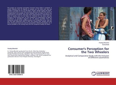Consumer's Perception for the Two Wheelers Pankaj Bhambri