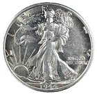 1944-S Walking Liberty Silver Half Dollar Uncirculated U.S 50c Coin # 38