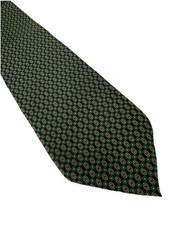 Keith Marshall Green Gold Medallion Silk Classic Neck Tie Necktie Handmade Italy