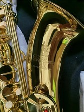 Bb Tenor Saxophone Gold Lacquer YTS-875EX Yellow Brass Professional with Case