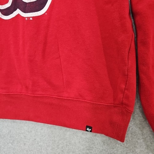 Sudadera Boston Red Sox 47 Marca Hombre Cuello Redondo Talla L Roja MLB - Imagen 2 de 9