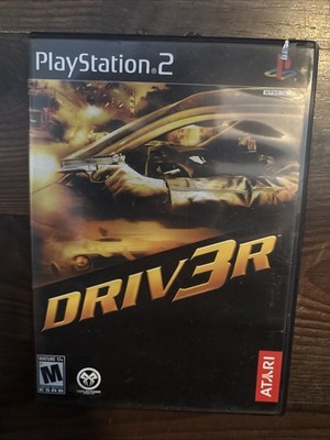 Driv3r Driver 3 (Sony PlayStation 2, 2004 PS2) Black Label Complete, Tested
