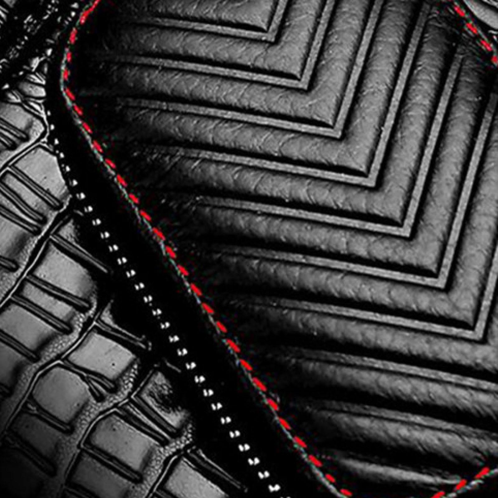 Black Car Key Chain Bag Genuine Leather Key Holder Cover Remote Fob Zipper Case