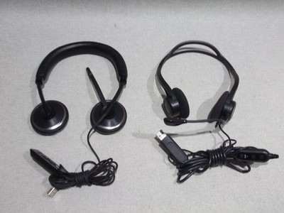 Plantronics Blackwire C520-M + Logi USB Headset
