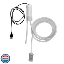 Portable Food Grade USB Electric Auto-Siphon self priming Pump for bottling H