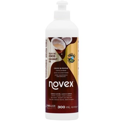 Novex Coconut Oil Leave-In Conditioner 300ml für trockenes Haar, glättend
