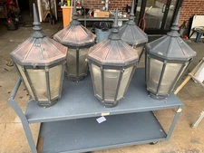 Vintage King Luminaire K56 Cleveland Tudor Post Top Street Lights Pole Lamps