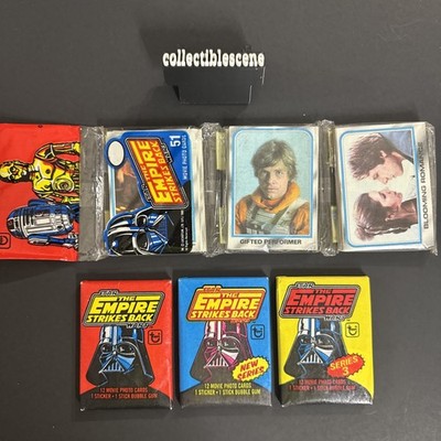 Star Wars Empire Strikes Back Rack Pack and 3 SEALED Packs
